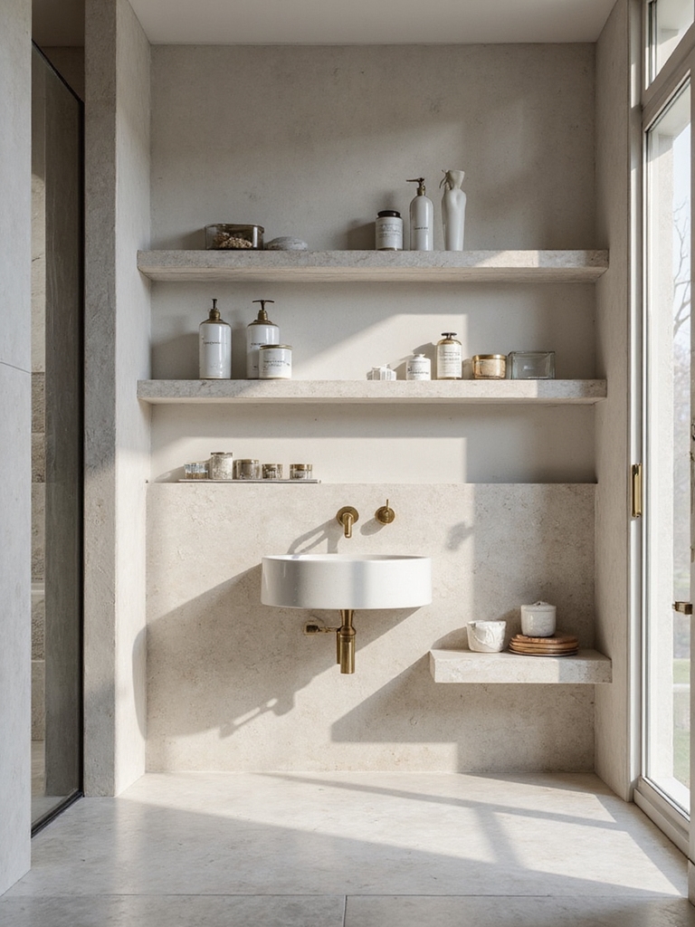 accessible stylish bathroom storage