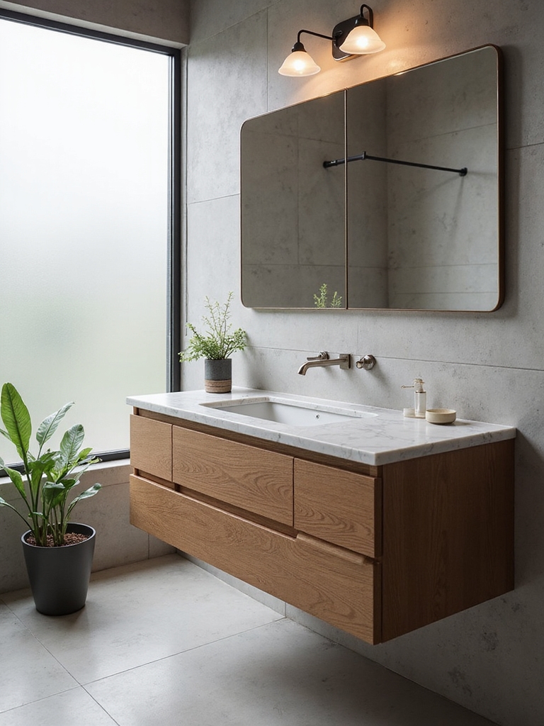 airy clean bathroom aesthetic