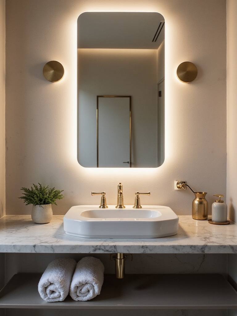 backlit vs framed mirrors