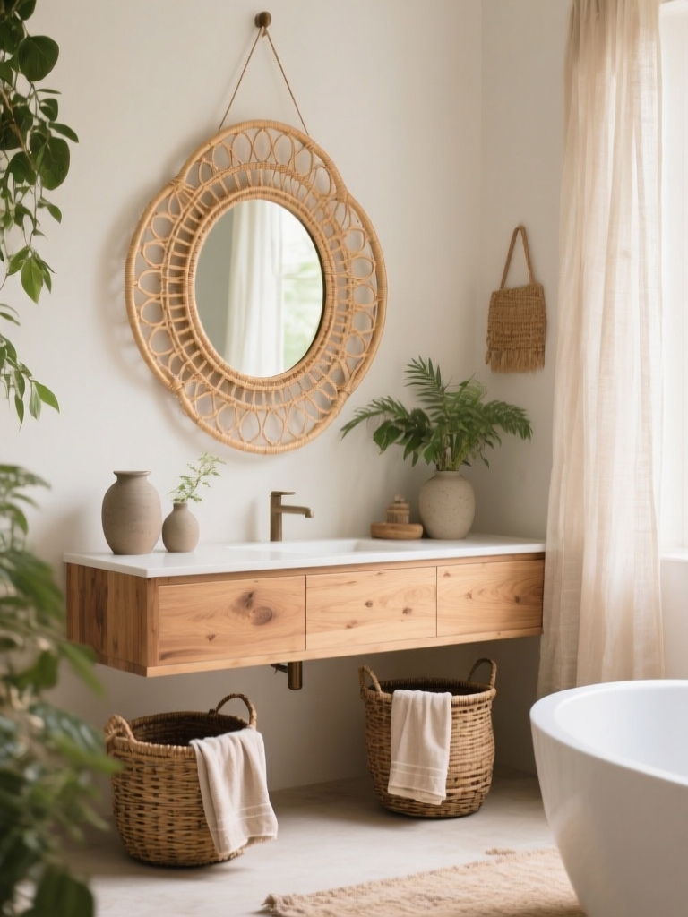 bohemian bath texture blend