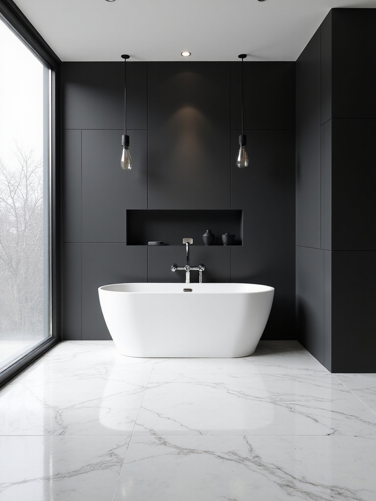 bold black and white elegance
