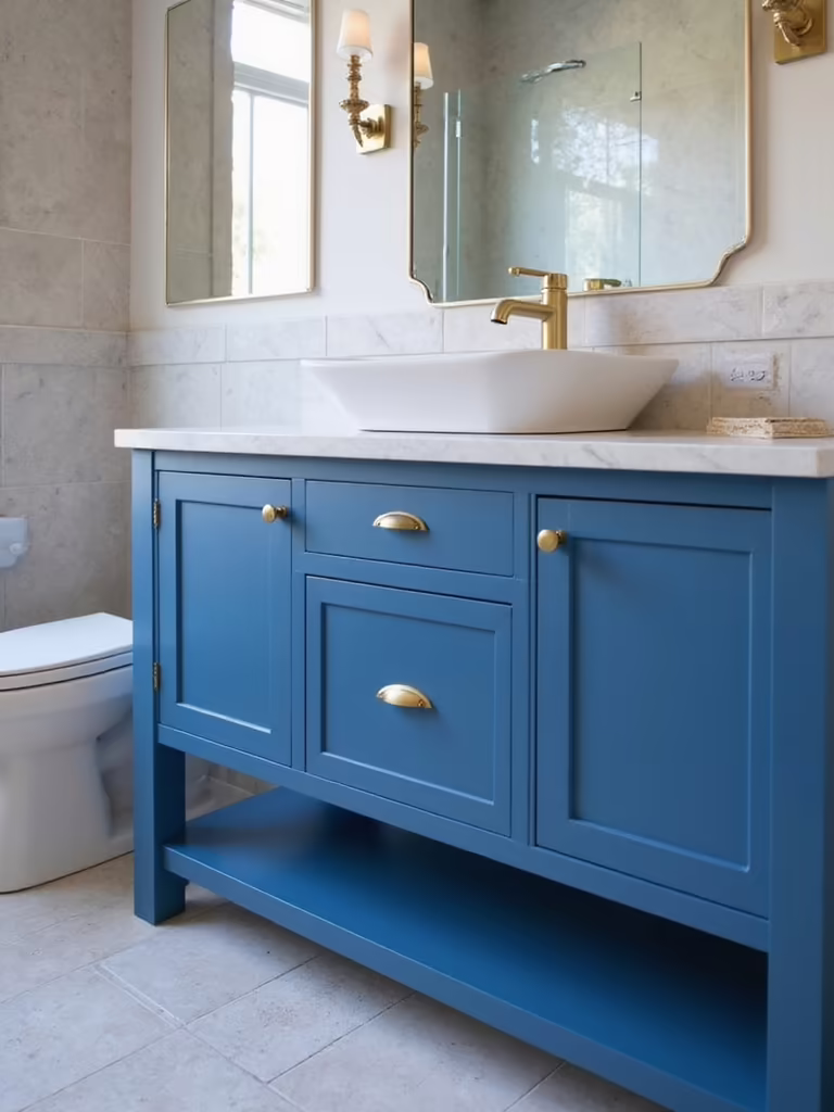 bold blue bathroom inspirations