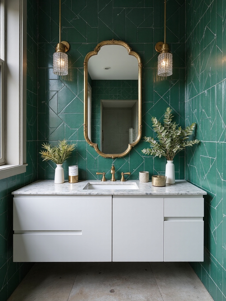 bold color statement tile