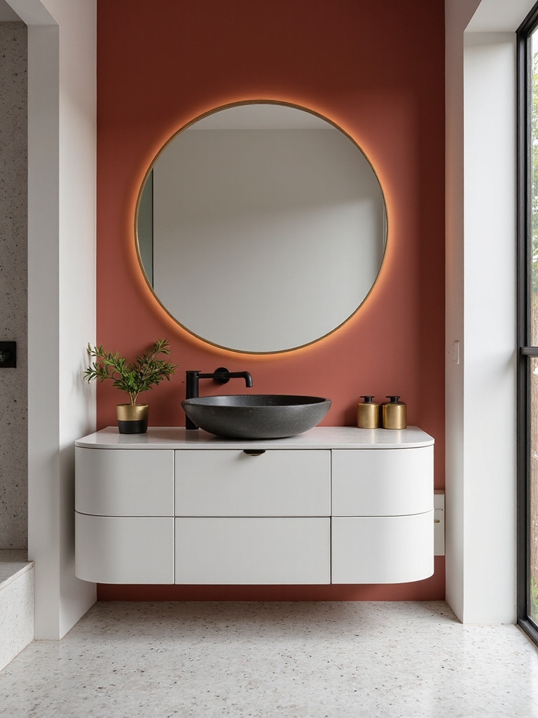 bold colors enhance small spaces