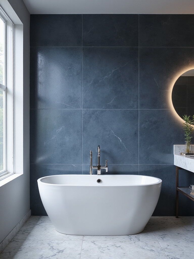 bold elegance in bathrooms