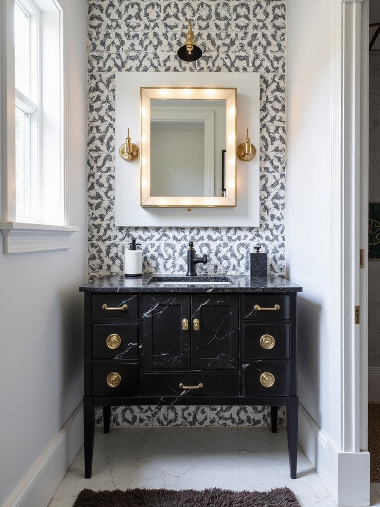 bold finishes define spaces