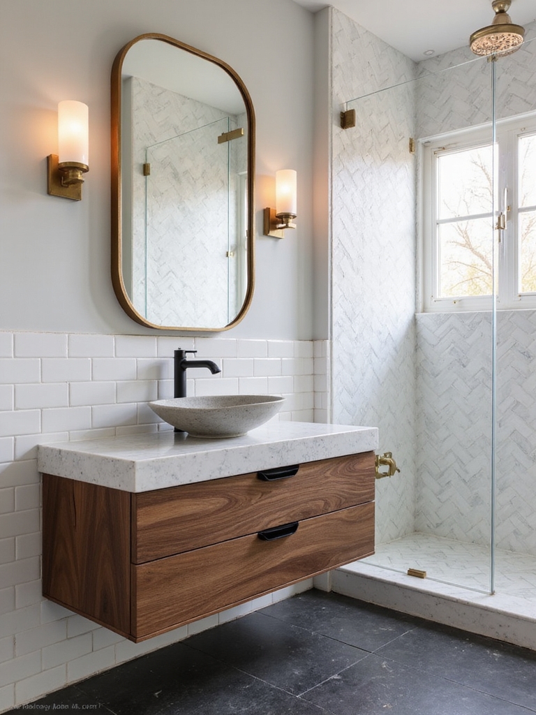 bold half bathroom transformations