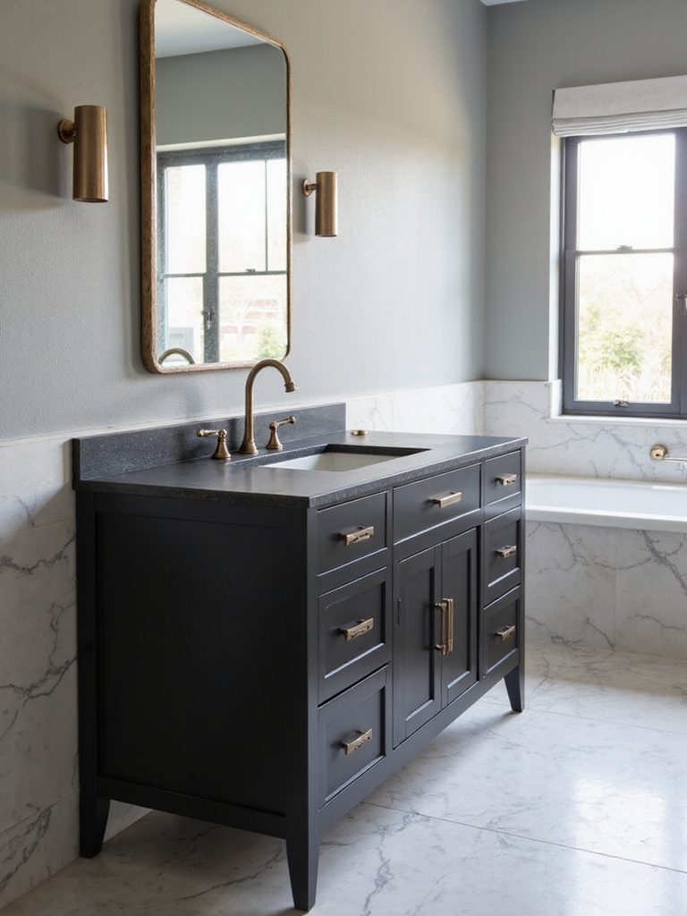 bold luxurious vanity finishes