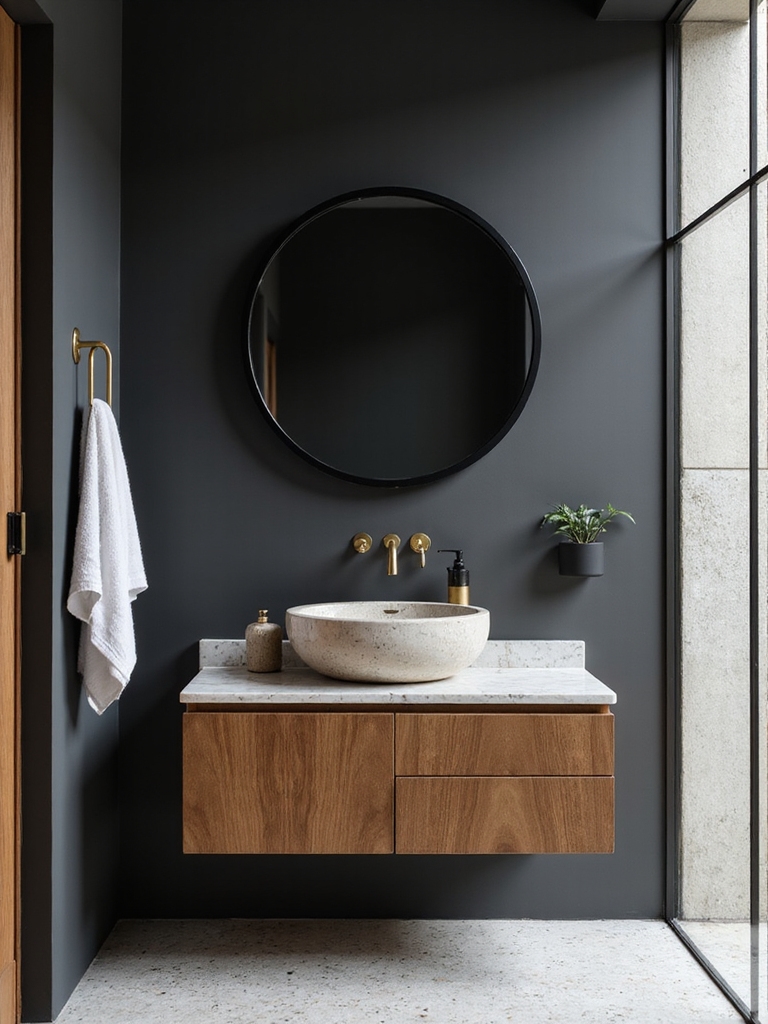 bold mirrors enhance small spaces