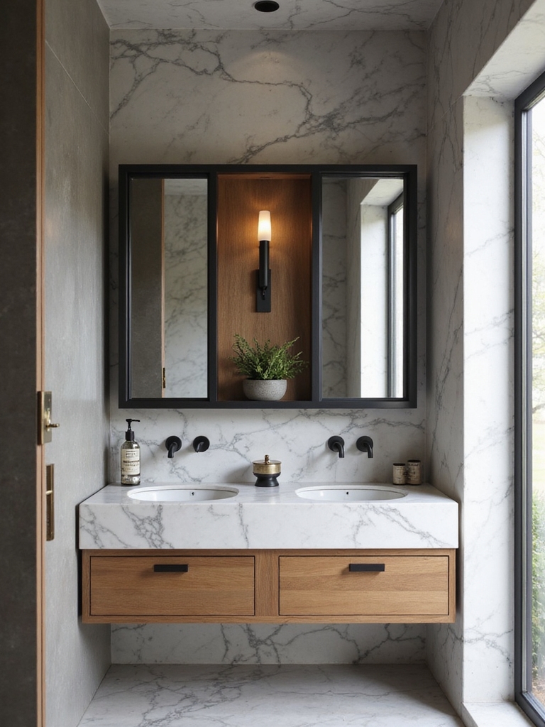 bold mirrors enhance sophistication