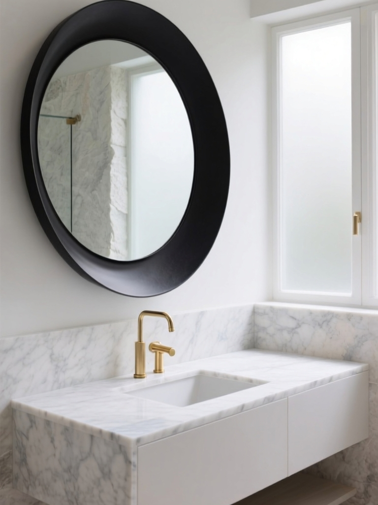 bold mirrors enhance spaces
