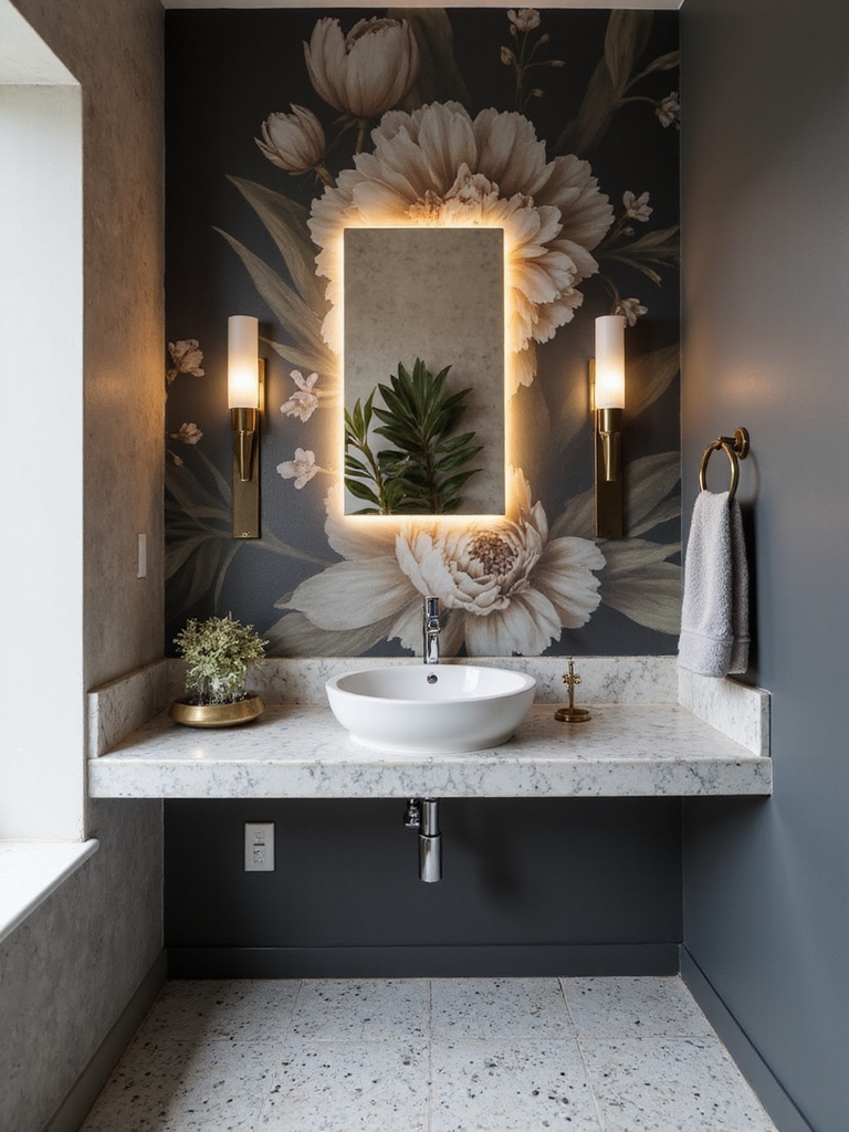 bold murals enhance small spaces
