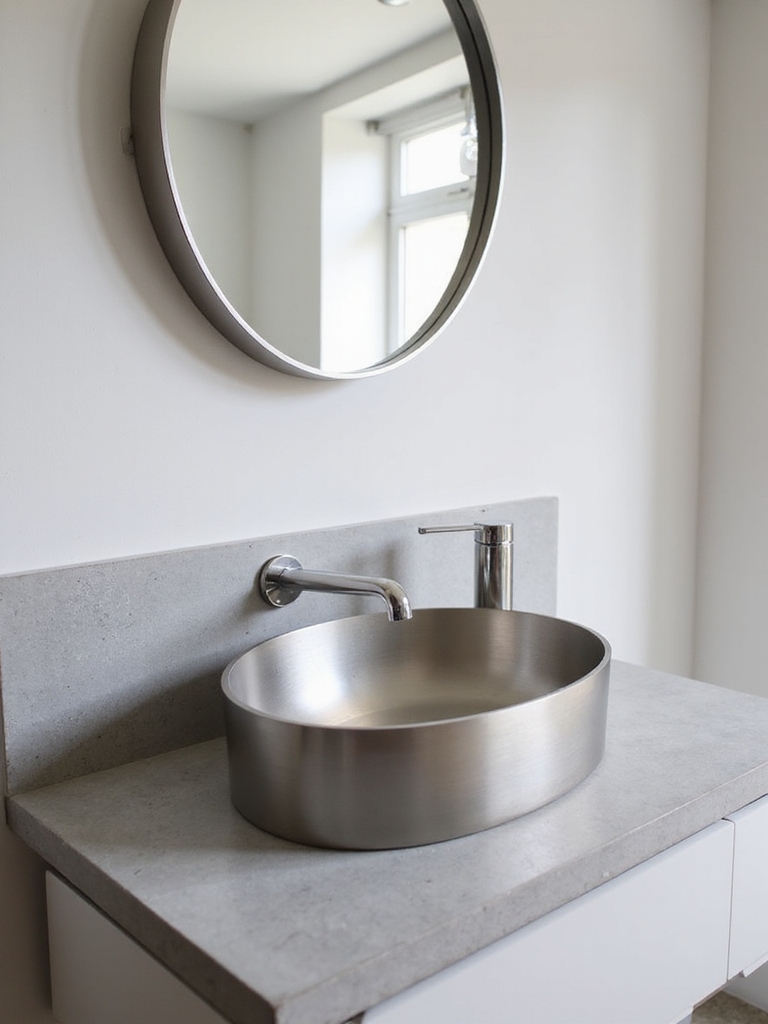bold reflective aluminum fixtures