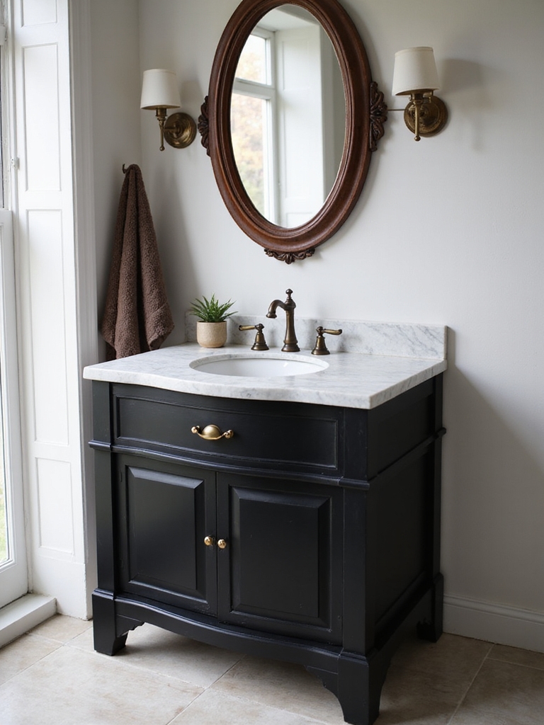 bold sophistication in bathrooms