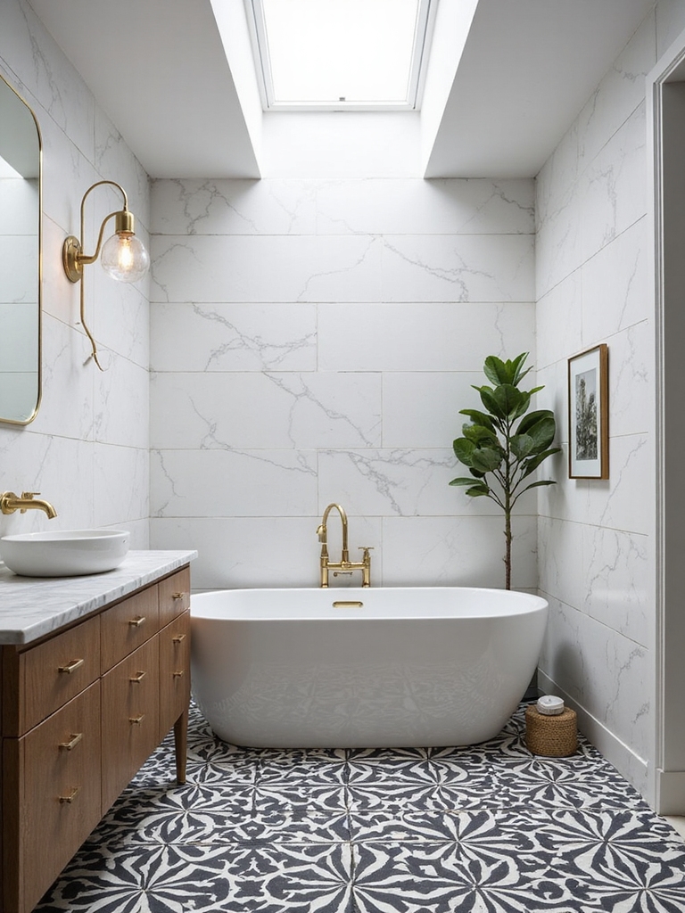 bold tiles balanced design