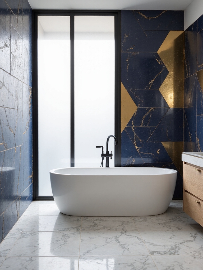 bold tiles create focal points