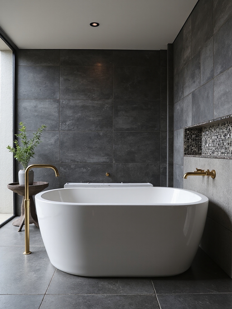 bold tiles create impact