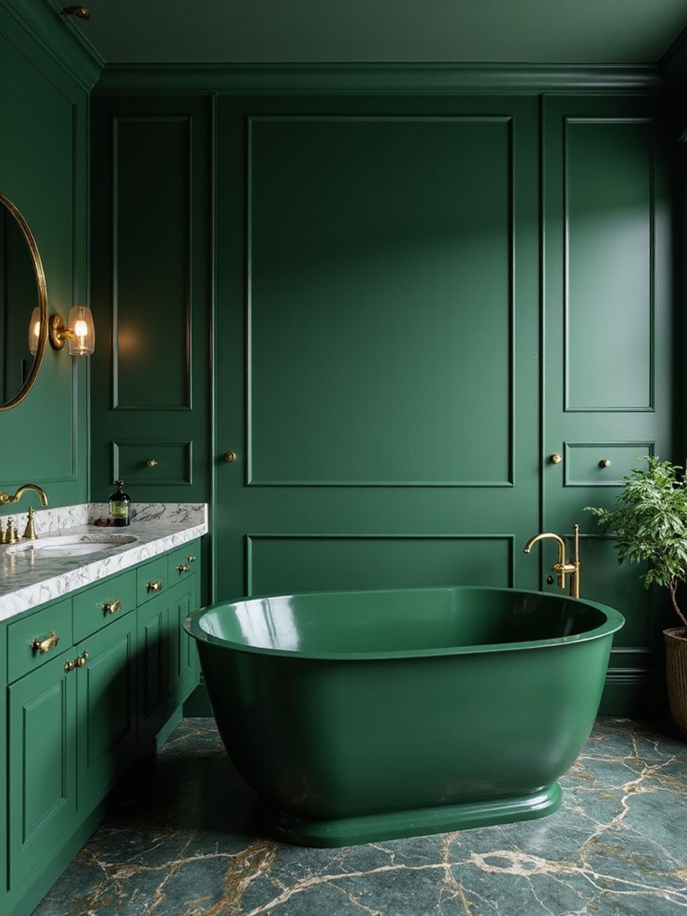 bold timeless green sanctuary