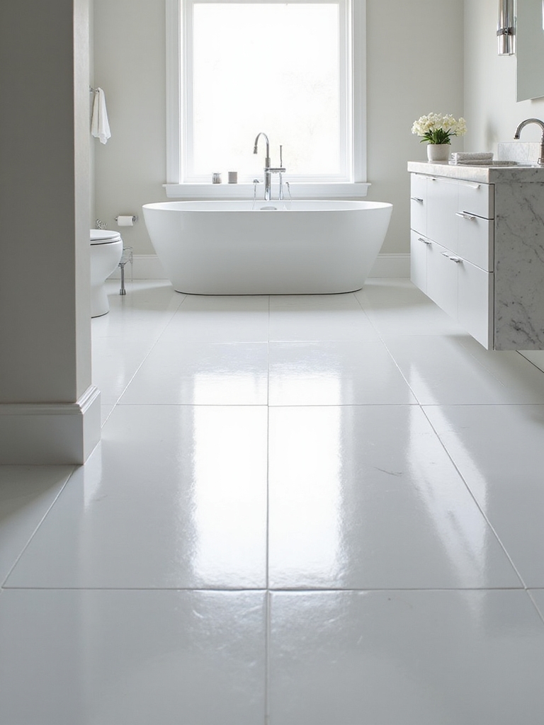 bright airy modern bathrooms