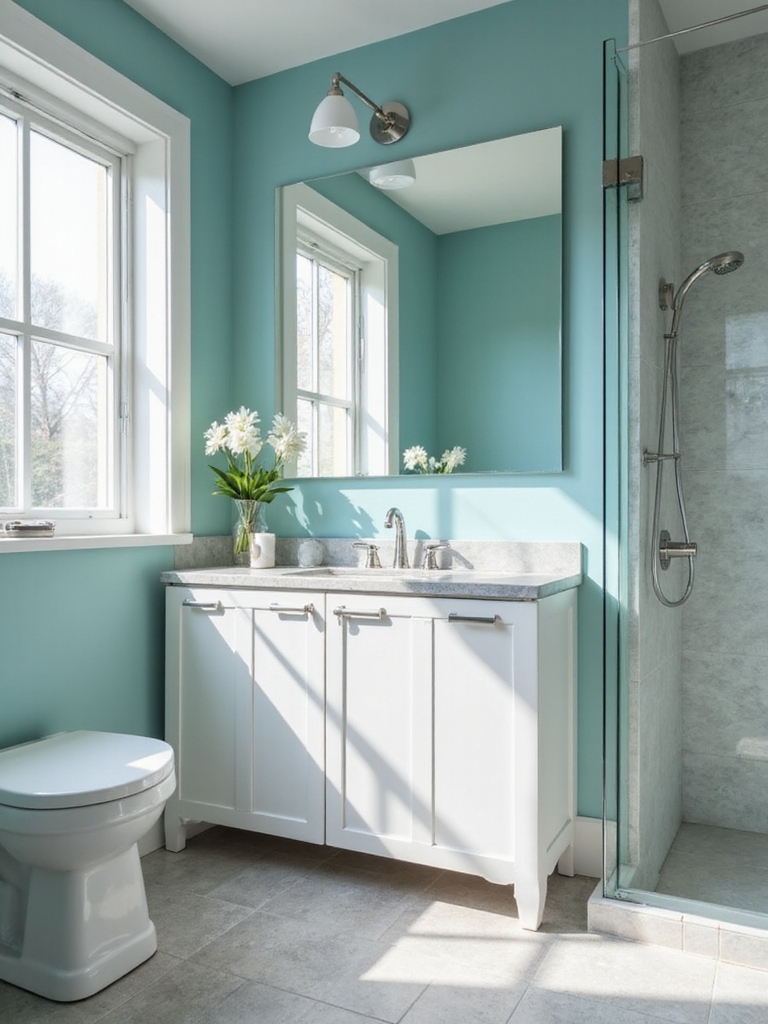 bright colors expand spaces