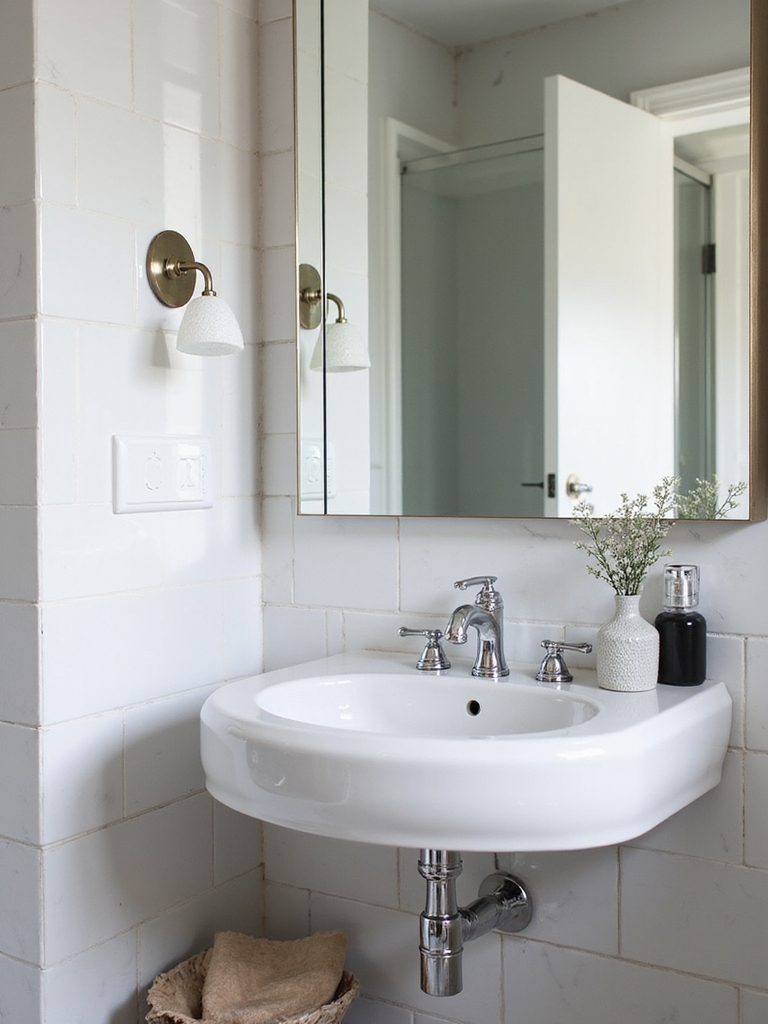 brighten small bath spaces