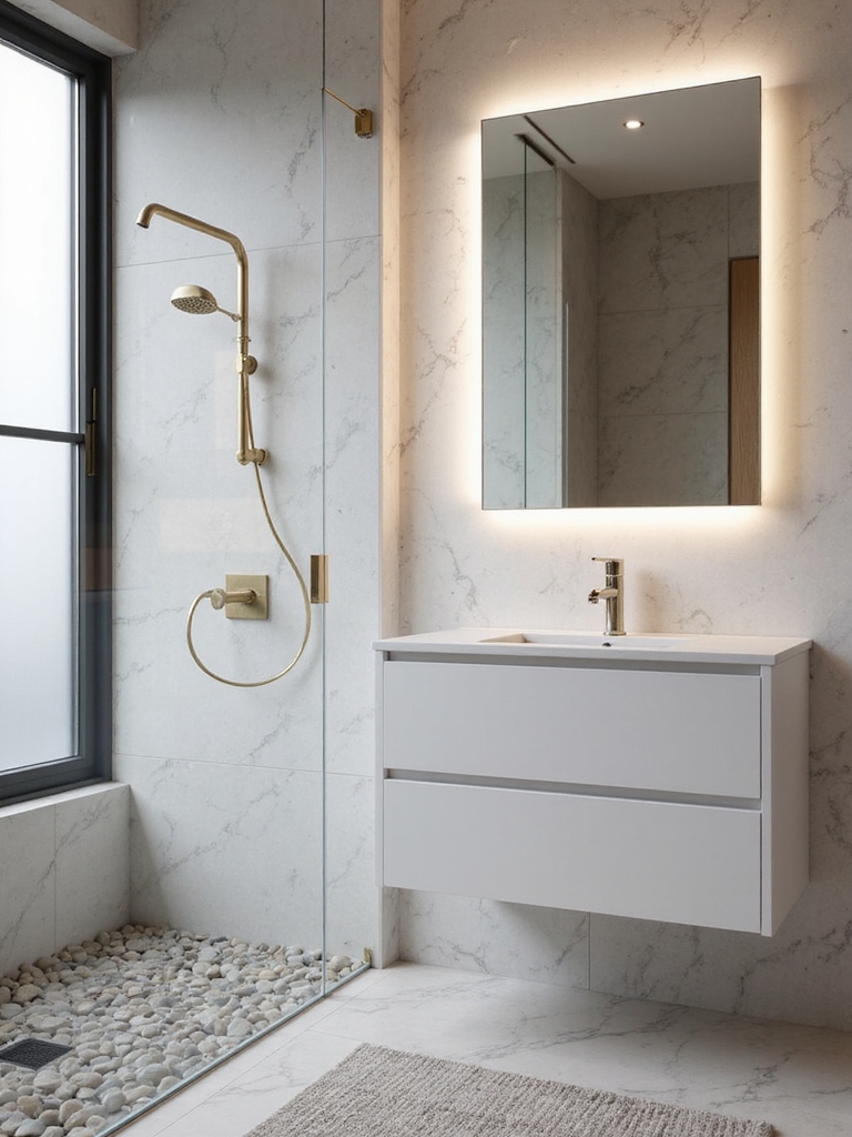 brighten small bath spaces