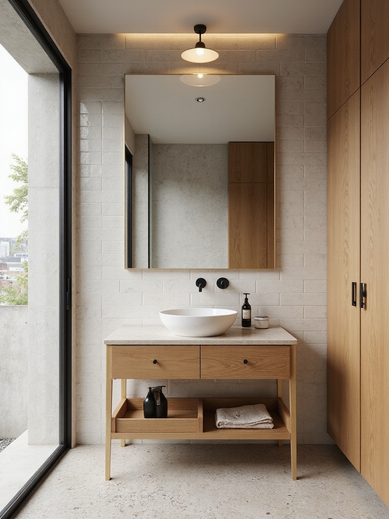 brighten small bathroom spaces