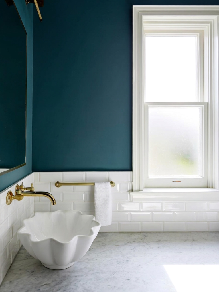 budget friendly bathroom color tricks