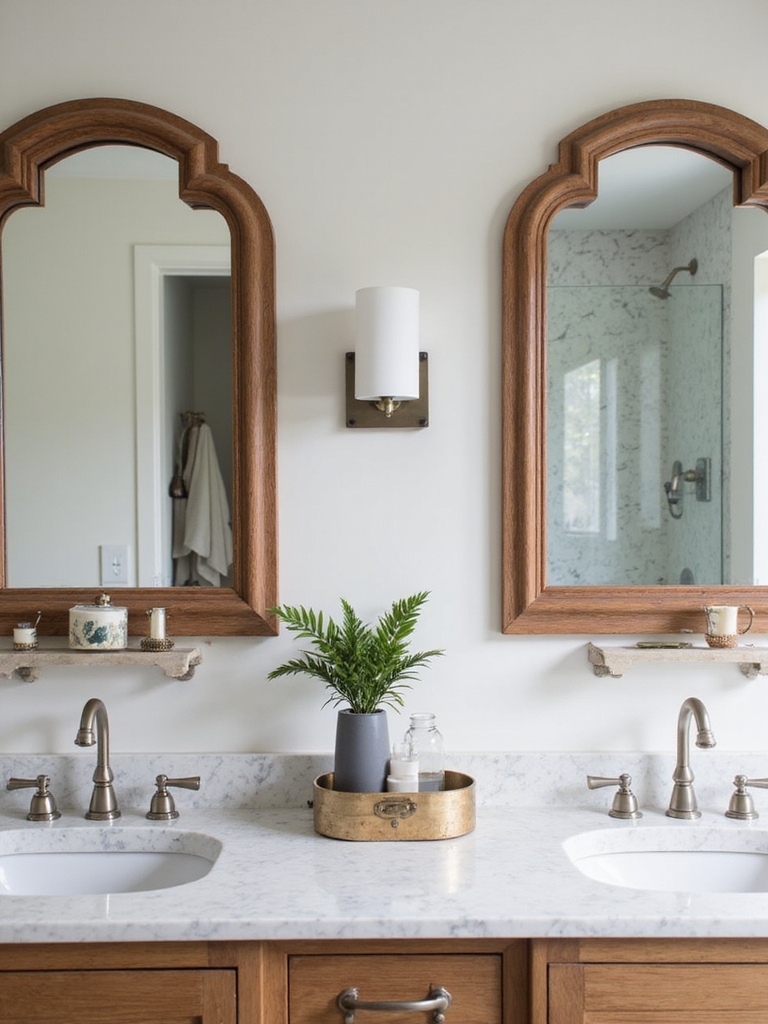 budget friendly bathroom mirror ideas