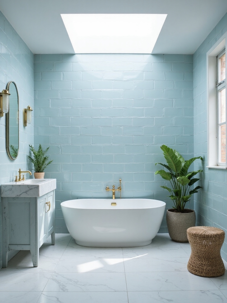 calm airy bathroom retreat