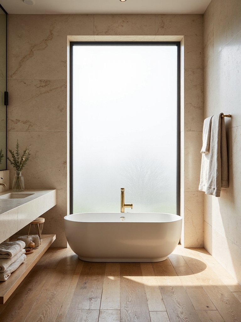 calm creamy stone surfaces