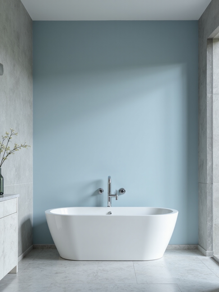 calm minimalist light blue