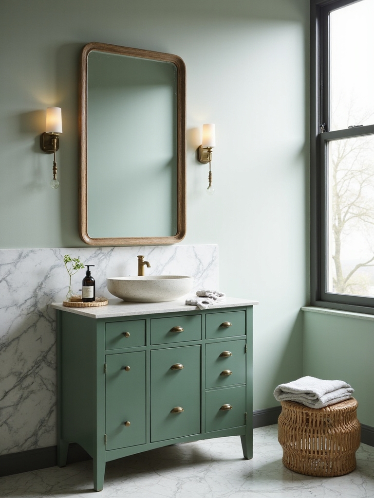 calming hues for bathrooms