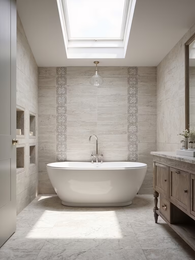 charming small bathroom tiles