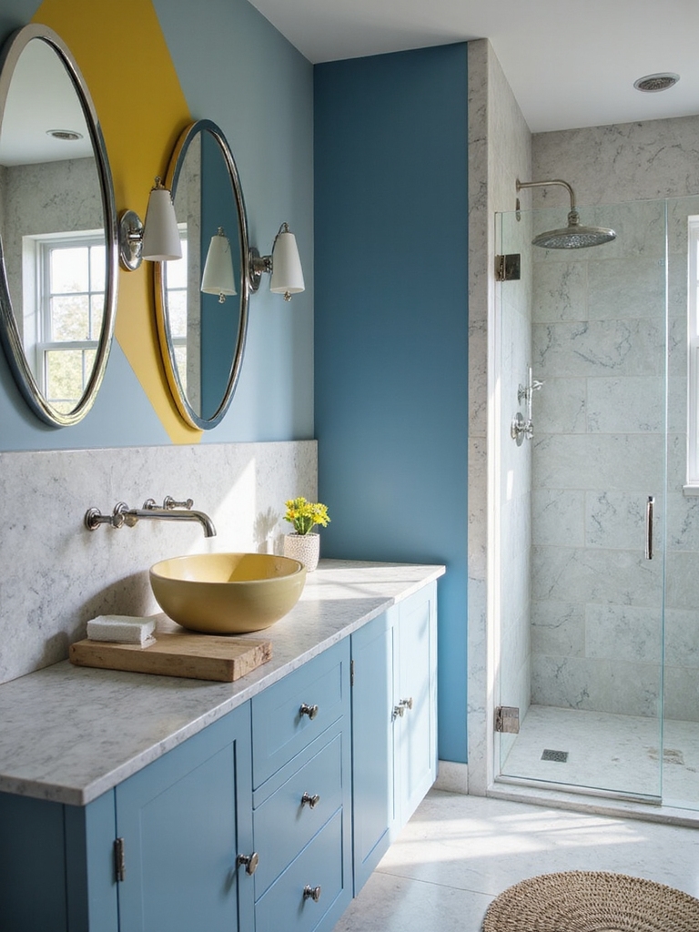 cheerful yellow calming gray