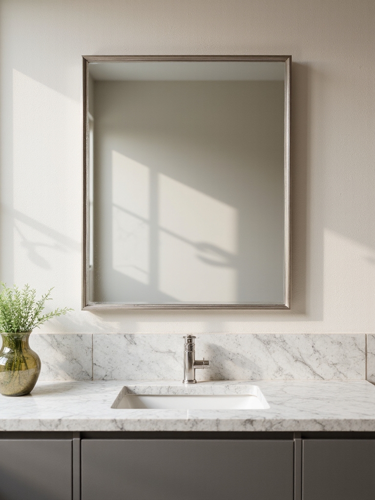 chic mirror materials combinations