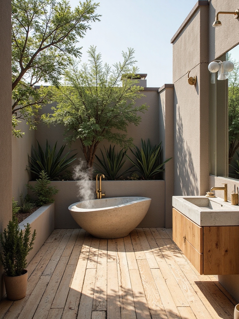 chic outdoor living experience