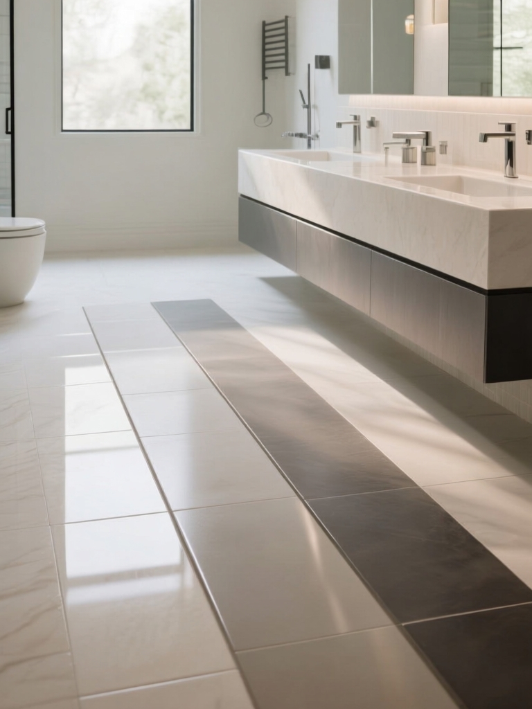 choosing bathroom tile finishes