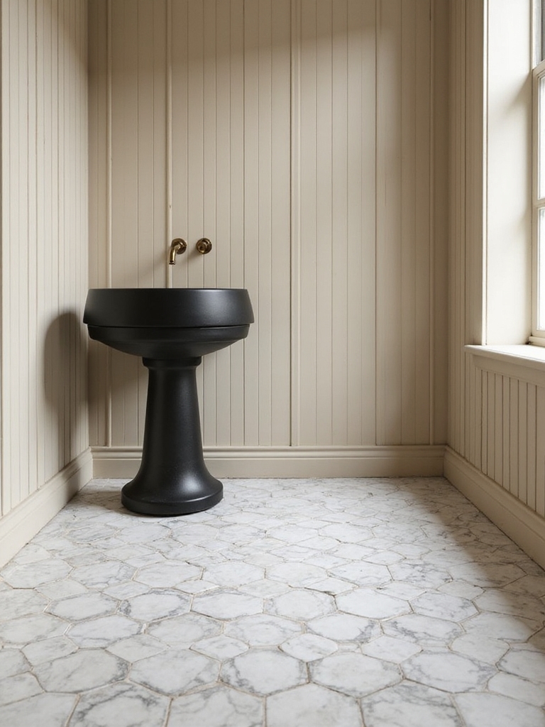 choosing durable tiny bath flooring