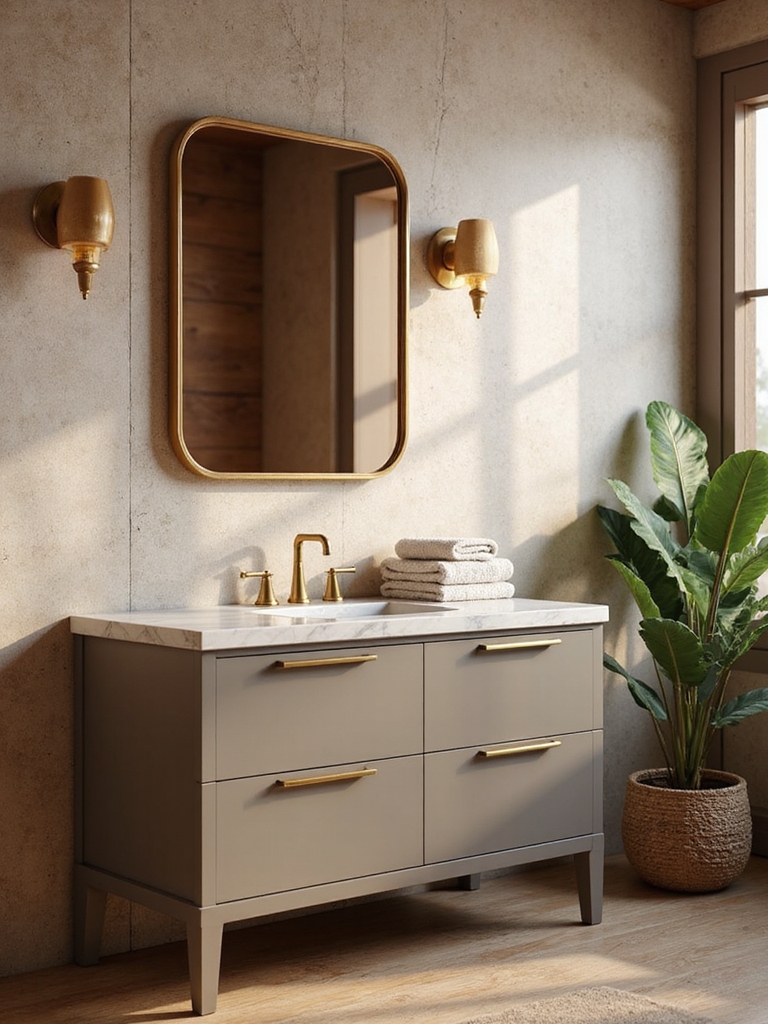 choosing warm brown tones