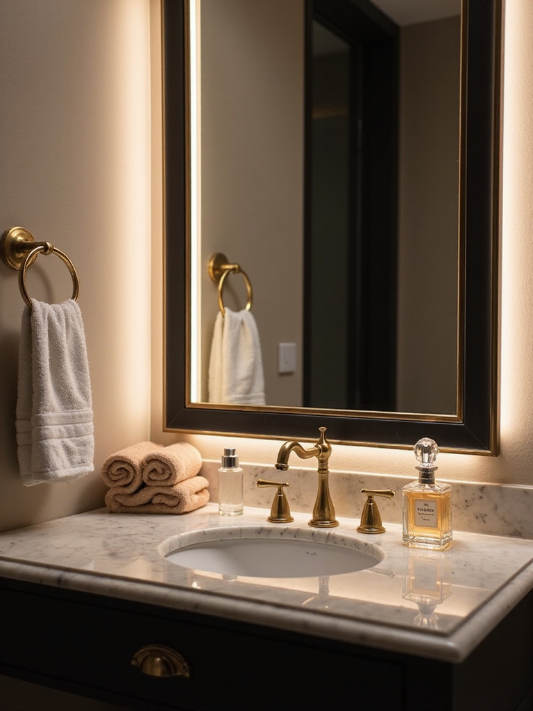 cinematic customizable lighting mirrors