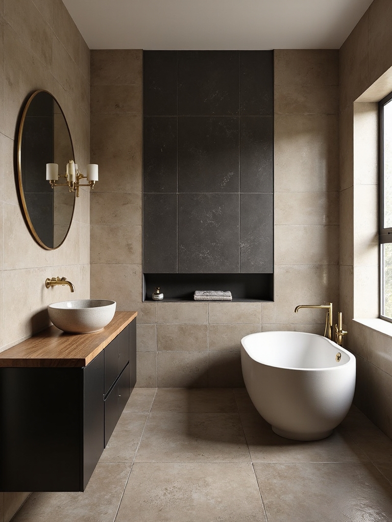 classy contrast with texture