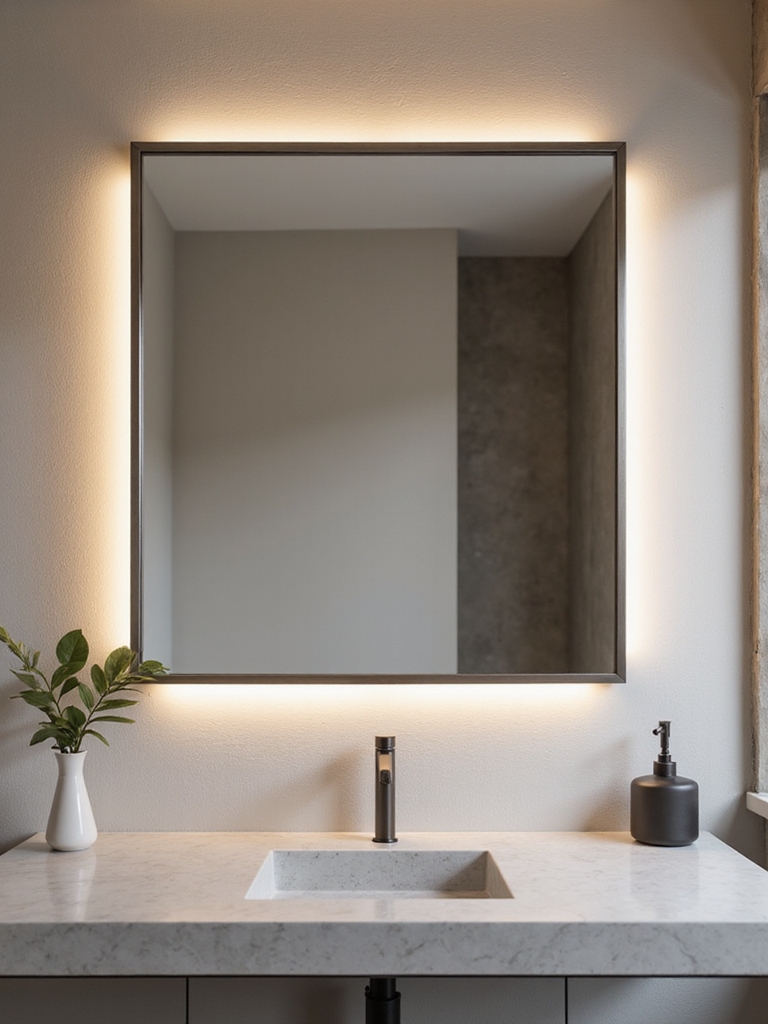 clean modern bathroom elegance