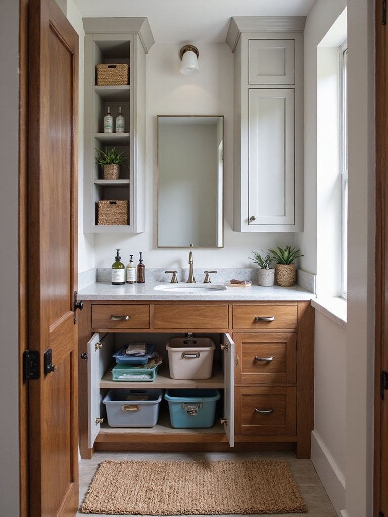 clever bathroom storage solutions