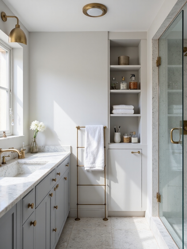 clever compact bathroom storage