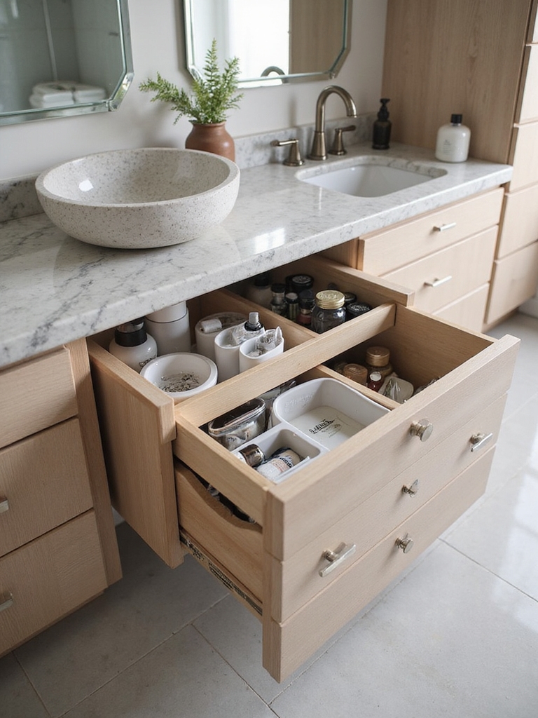 clutter free bathroom storage solutions