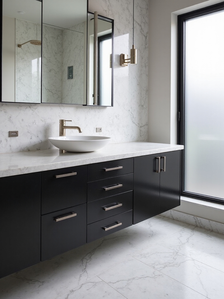 clutter free vanity storage solutions