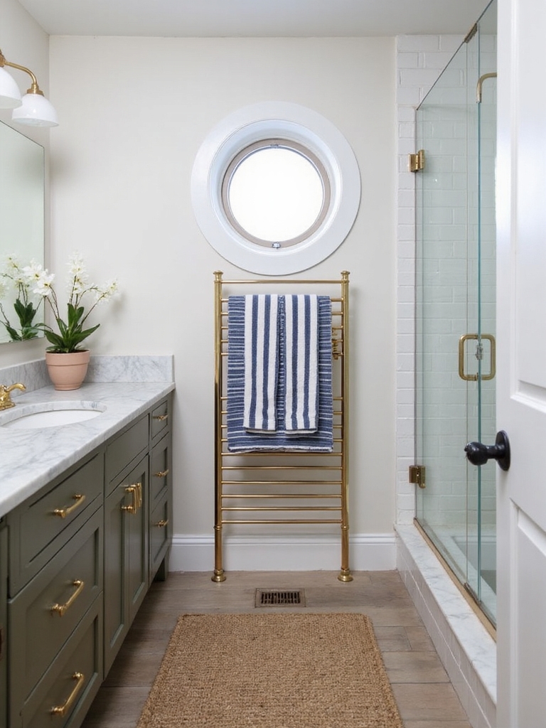 coastal chic striped towels