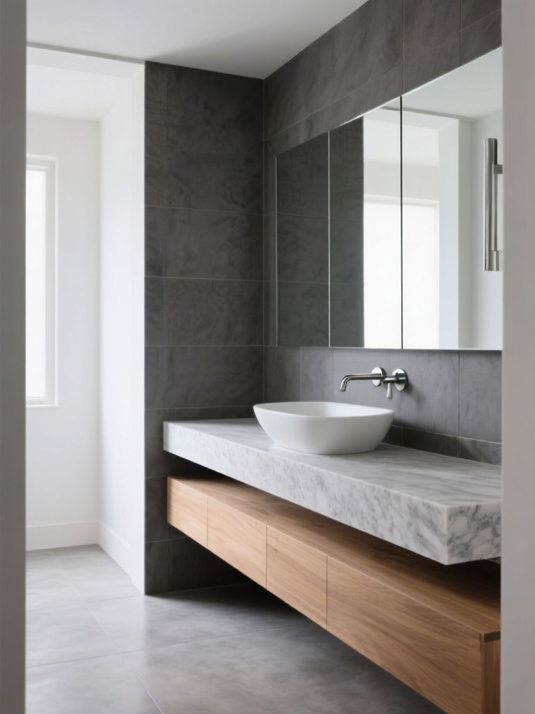 cohesive luxury bathroom palette