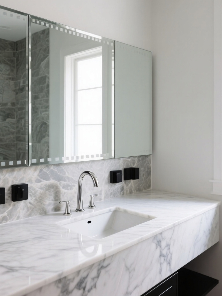 cohesive luxury in bathrooms